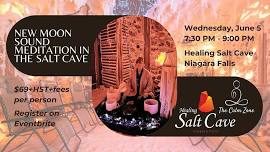 New Moon Sound Immersion Meditation in the Salt Cave