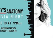 Grey's Anatomy Trivia Night