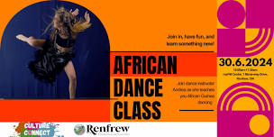 Culture Connect African Dance Class