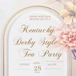 Kentucky Derby Style Tea Party