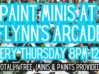 Build & Paint Night at Flynn’s Arcade