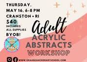 May 16 Adult Acrylic Abstracts Workshop