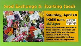 Seed Exchange and Starting Seeds - Sissonville Branch Library