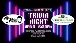 Trivia Night at Cooper's Place Pub & Grill