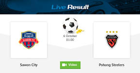 Suwon City - Pohang Steelers South Korea / K-League 1 October 6, 2024