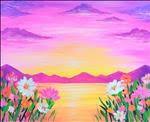 Floral Mountain Sunset (WILD WEDNESDAY)