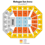 mohegan sun arena uncasville ct seating