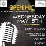 Open Mic Night @ Real Raw Health Cafe & La Piazzetta — Lusaka365