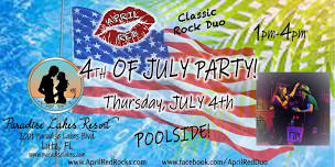 April Red ROCKS The 4th of July at Paradise Lakes Resort in Lutz!