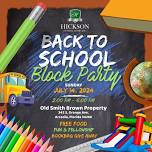 Back to School Block Party