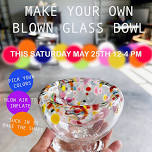 Make your own blown glass bowl