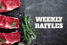 MAGPIES FOOTBALL CLUB MEAT TRAY RAFFLE