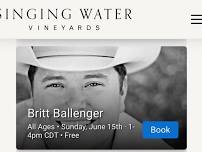 Singing Water Vineyard Wine & Live Music