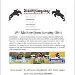 ☀️WILL MATTHEW SHOWJUMPING CLINIC☀️