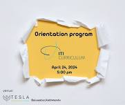 Orientation program - ITI Curriculum