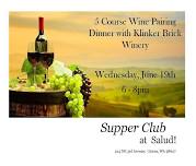 Supper Club Wine Pairing Dinner with Klinker Brick Winery