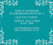 Make It Handmade Peterborough Crafters Event