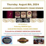 ANNARELLA RISTORANTE ANNUAL CIGAR DINNER WITH PADRON CIGARS