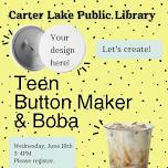 Teen Buttons & Boba