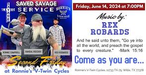 Saved Savage Second Friday Service at Ronnie's V-Twin Cycless