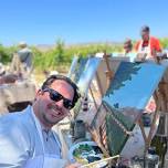 Paiting in the Vineyard