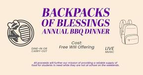 Backpacks of Blessings Annual BBQ Dinner