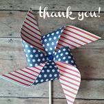 Patriotic Pinwheels; Storytime