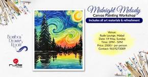 Midnight Melody Canvas Painting Workshop, Malad 19 May