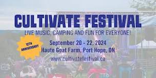 Cultivate Festival 2024 - 10th Anniversary!