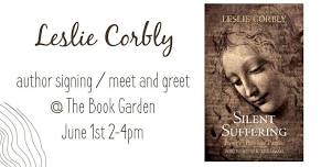 Leslie Corbly author signing / meet & greet @ The Book Garden