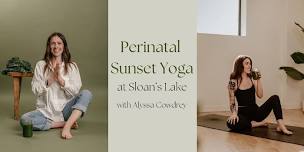 Perinatal Sunset Yoga at Sloan's Lake