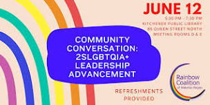 Community Conversation: 2SLGBTQIA+ Leadership Advancement