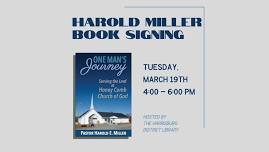 Harold Miller Book Signing