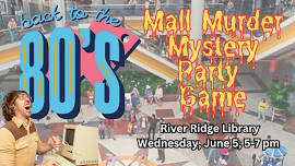 Back to the '80s Murder at the Mall Mystery Party Game