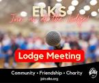 Lodge Meeting at BPOElks #600