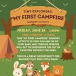 Tiny Explorers: My First Campfire Sensory Activity