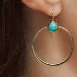 Turquoise Earrings :  Metalsmithing Workshop