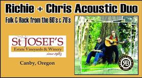 RICHIE+CHRIS ACOUSTIC DUO @ ST. JOSEF'S WINERY