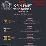 Orin Swift Wine Tasting