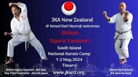 JKANZ Karate Gasshuku in Timaru with Shihan Yasunori Ogura - 1st - 2nd May 2024