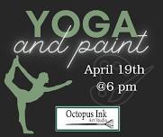 Yoga and paint class