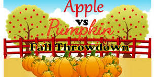 October 12, 2024 | Apple vs. Pumpkin Fall Throwdown (Glens Falls Shirt Factory)