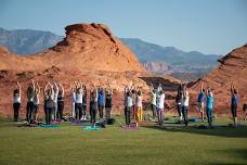 Outdoor Yoga at Sand Hollow