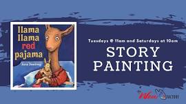 Story Painting: Llama Llama Red Pajama