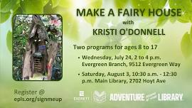 Make a Fairy House (Evergreen Branch)