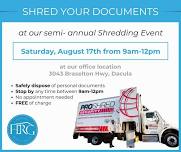 Semi-Annual Shredding Event