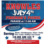 Knowles Vol Fire Dept 4th of July Parade and Picnic