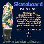 skateboard painting