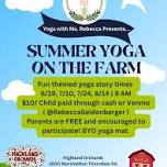 Summer Yoga on the Farm