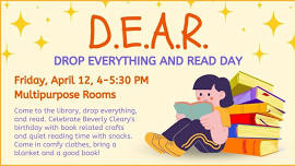 D.E.A.R. Drop Everything and Read Day